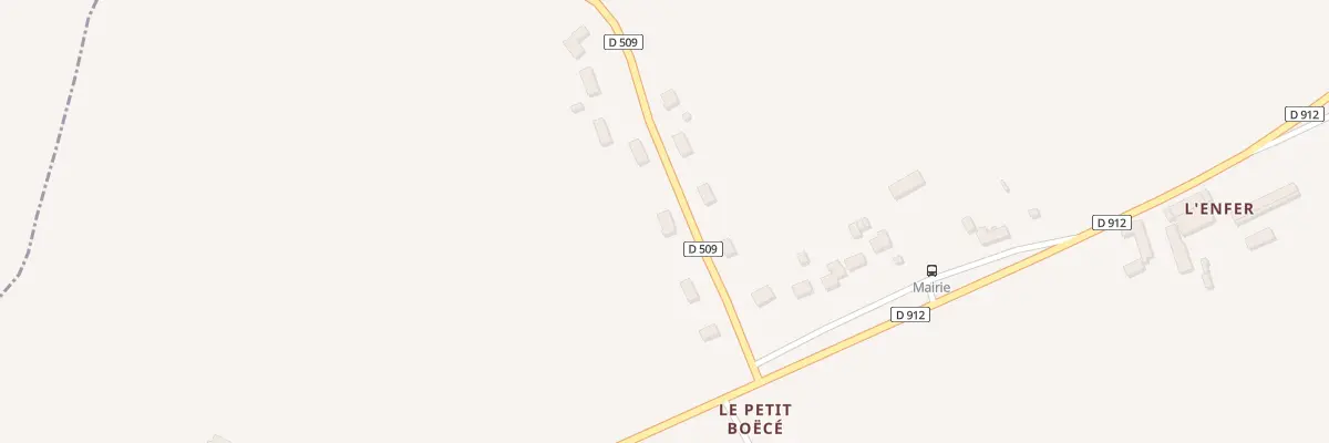 Plan du 5 Rue des Cailloux à Boëcé