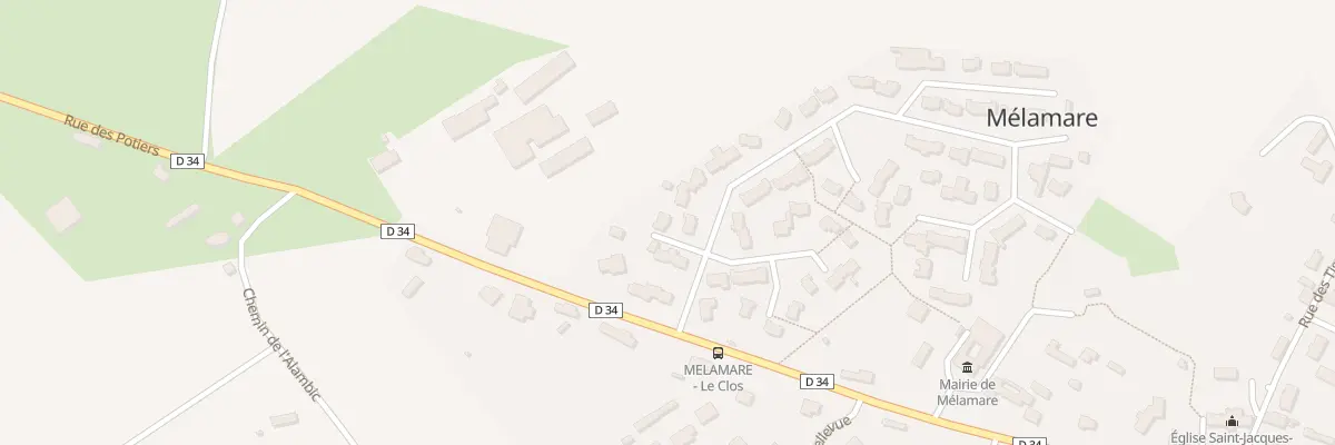 Plan du 5210 La Mare des Tilleuls à Mélamare