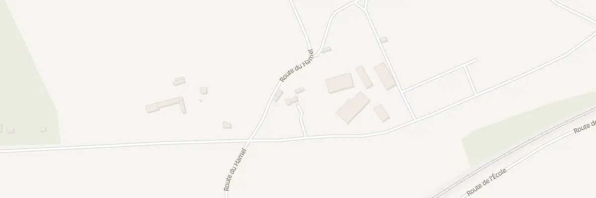 Plan du Hamel à Saint-Mards-de-Fresne