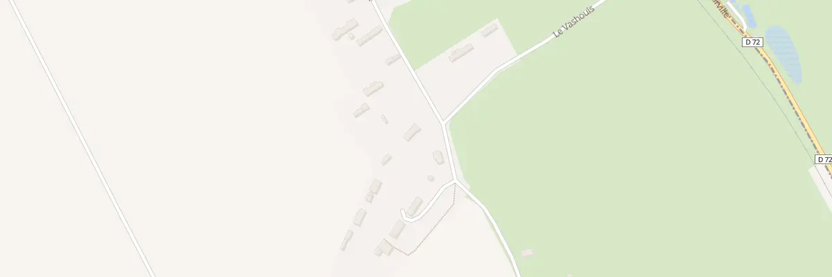 Plan du 340 Le Vashouis à Mirville