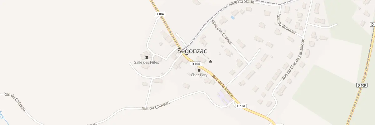 Plan du 4 Le Bourg à Segonzac