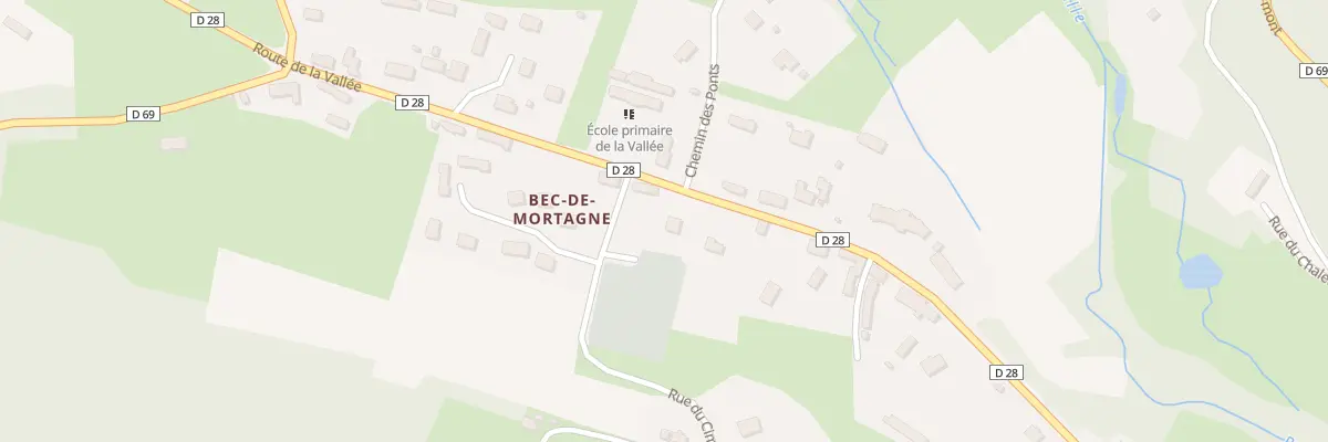 Plan du 3 Rue du Cimetière à Bec-de-Mortagne