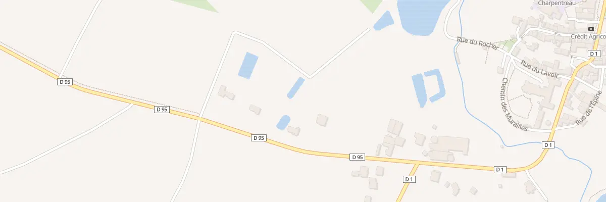 Plan du 14 Rte de la Villedieu à Nieuil-l’Espoir
