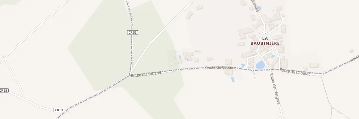 Plan du 38 Rte du Cabaret à Vallères