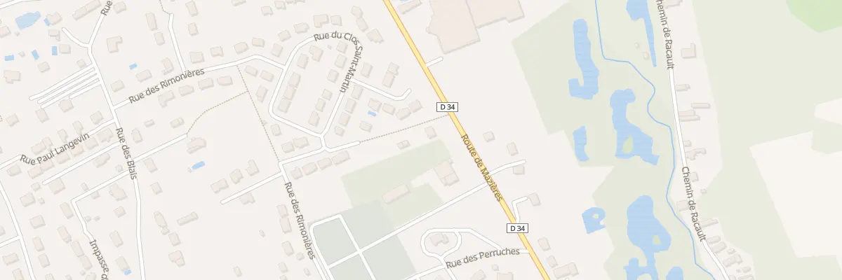 Plan du 13 Rte de Mazieres à Cinq-Mars-la-Pile