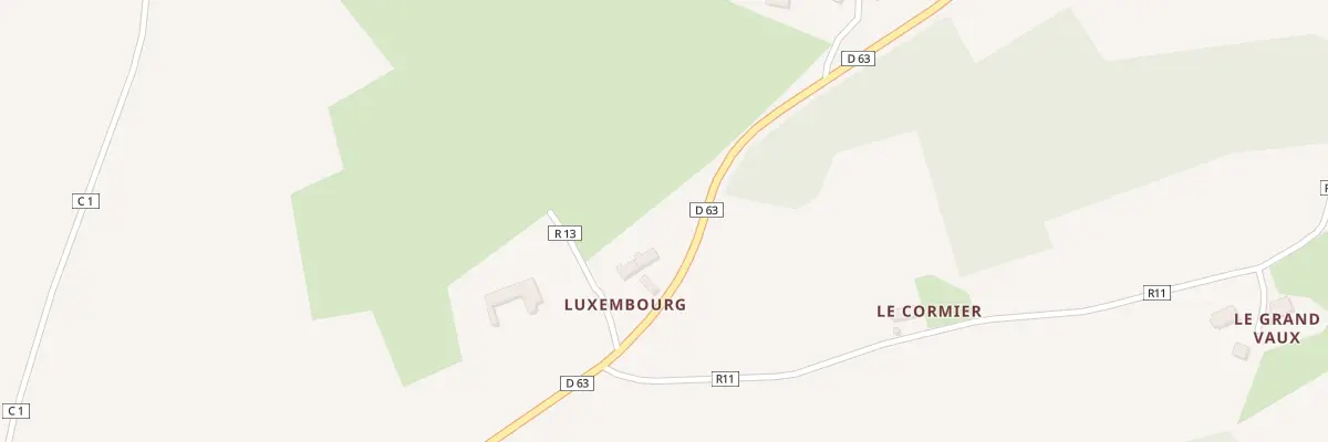 Plan du 1T Luxembourg à Flée