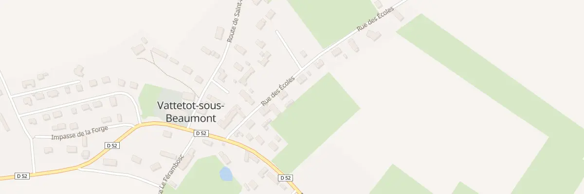 Plan du 118 Rue des Ecoles à Vattetot-sous-Beaumont