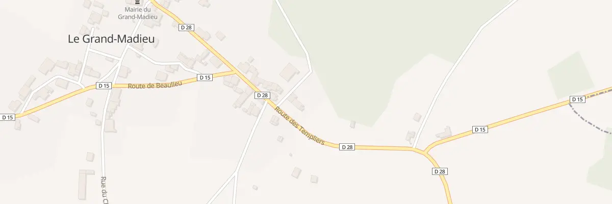 Plan du 4 Rte des Templiers au Grand-Madieu