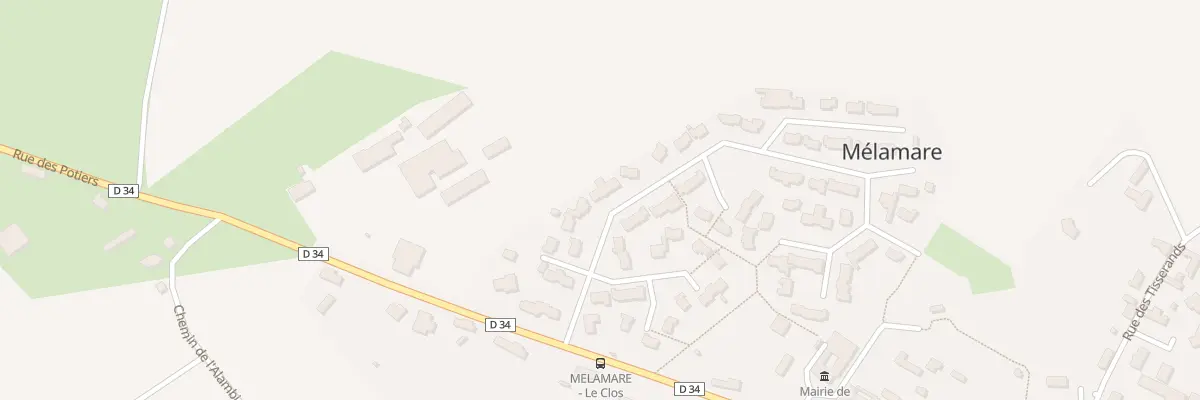 Plan du 9 Clos de Melamare à Mélamare