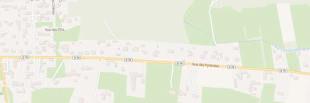 Plan du 37 Rue des Pyrénées à Cantaous