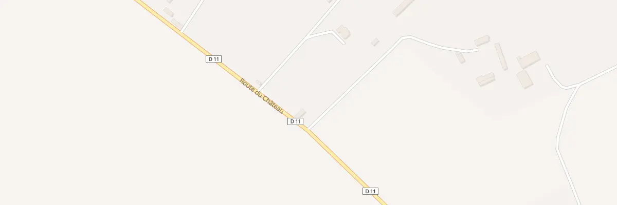 Plan du 14 Rte du Château à Angerville-Bailleul