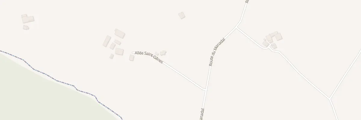 Plan de Saint Genes Sud à Coulx