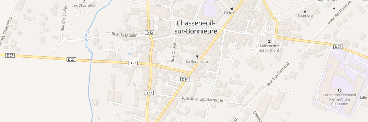 Plan du 110 Av de la Republique à Chasseneuil-sur-Bonnieure