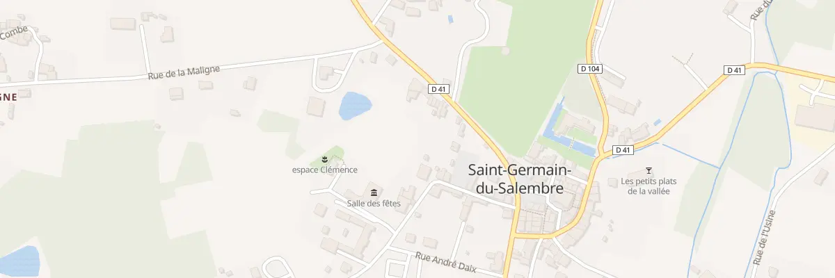 Plan du 134 Le Bourg à Saint-Germain-du-Salembre