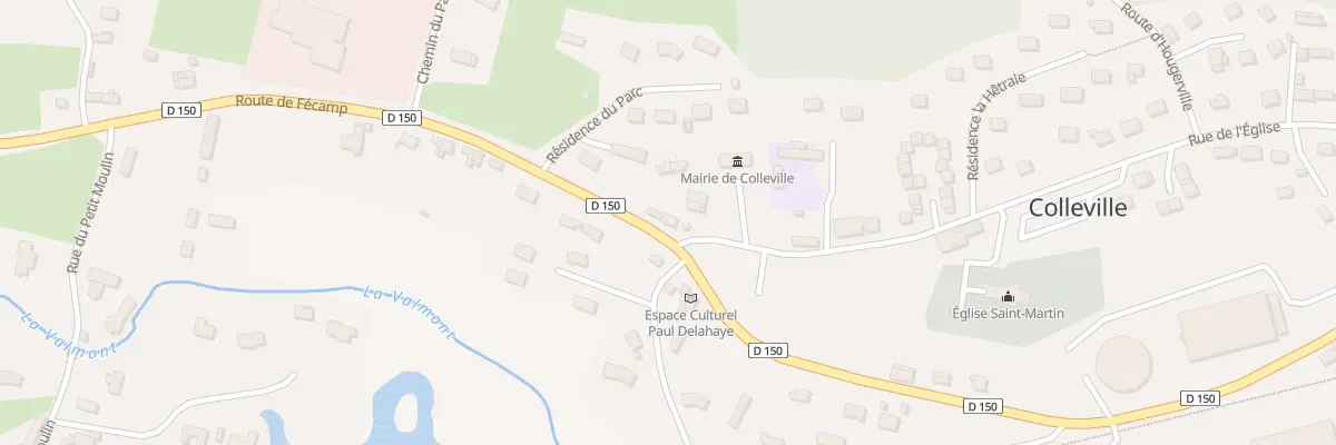 Plan du 2 Rte de Fecamp à Colleville