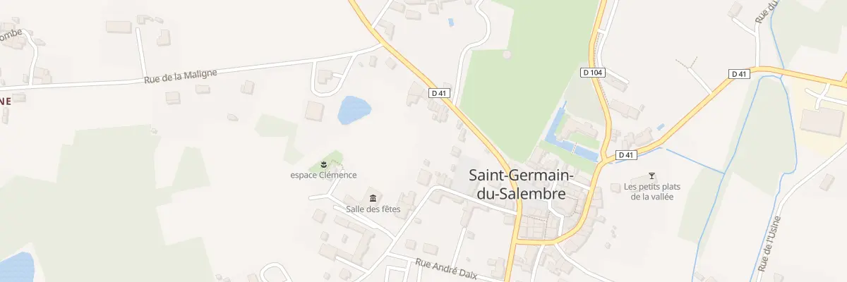 Plan du 133 Le Bourg à Saint-Germain-du-Salembre