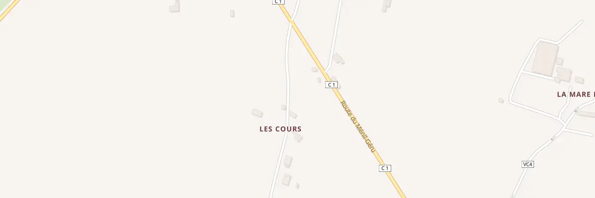 Plan du 417 Les Cours à Sainte-Gauburge-Sainte-Colombe