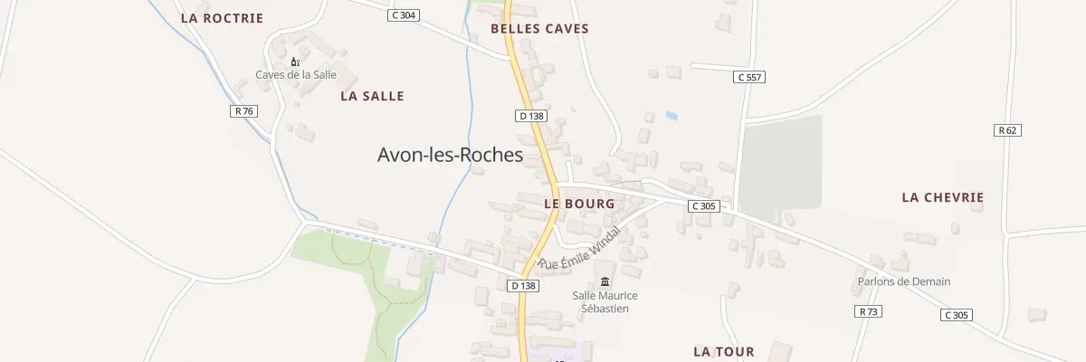 Plan du 8 Rue de Feunet à Avon-les-Roches