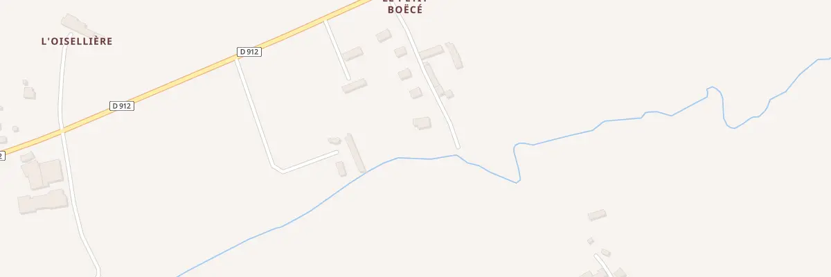 Plan du 10 Rue du Petit Boêcé à Boëcé