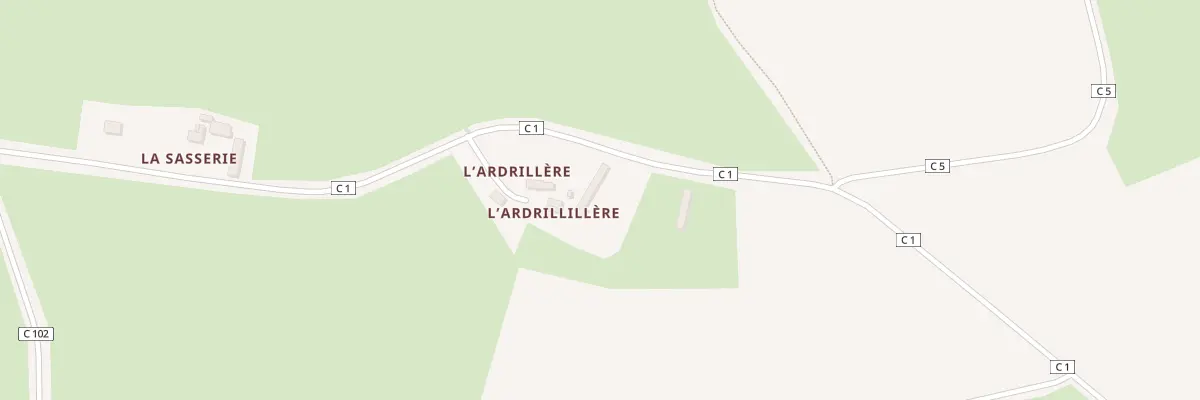 Plan du 6 L’Ardrillere à Rouperroux-le-Coquet
