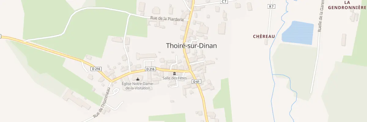 Plan du 2 Rue Gabriel Guyon à Thoiré-sur-Dinan