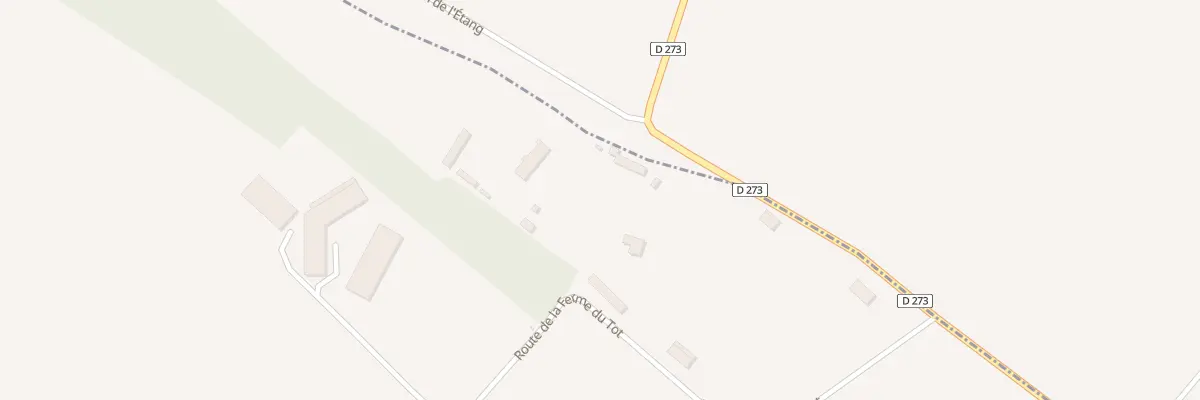 Plan du 825 Che de l’Etang à Angerville-Bailleul