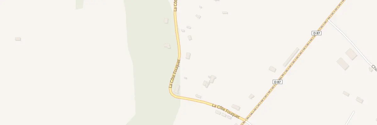 Plan du 845 Cote Fouquer à Triqueville