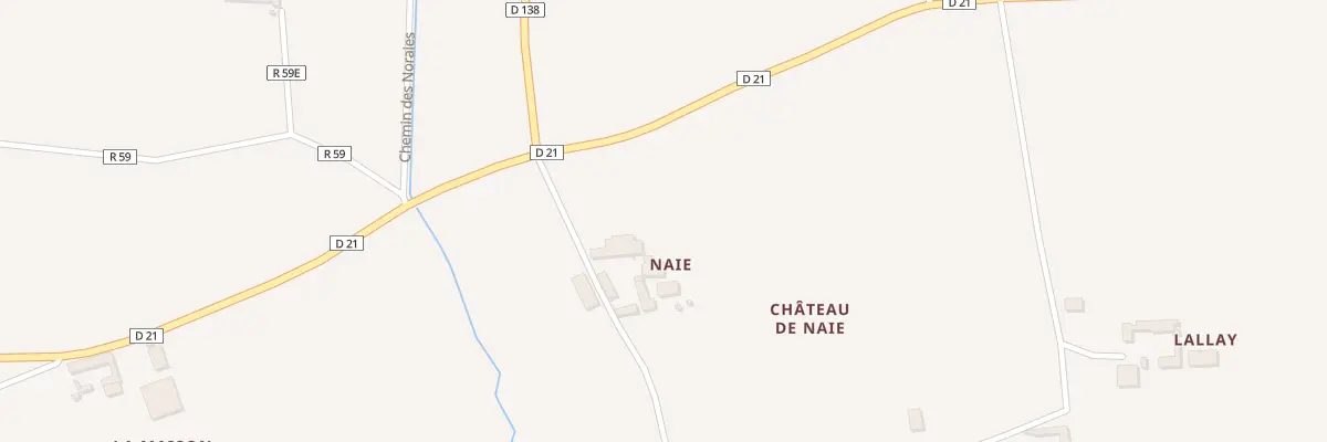 Plan du 185 Chateau de Naie à Avon-les-Roches