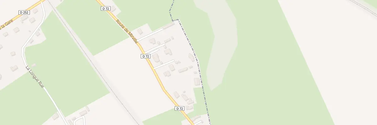 Plan du 295 Le Goulet à Mirville