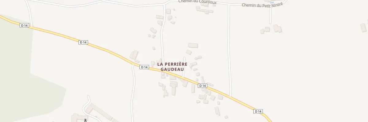 Plan du 50 Rue de la Perrière Gaudeau à Thuré