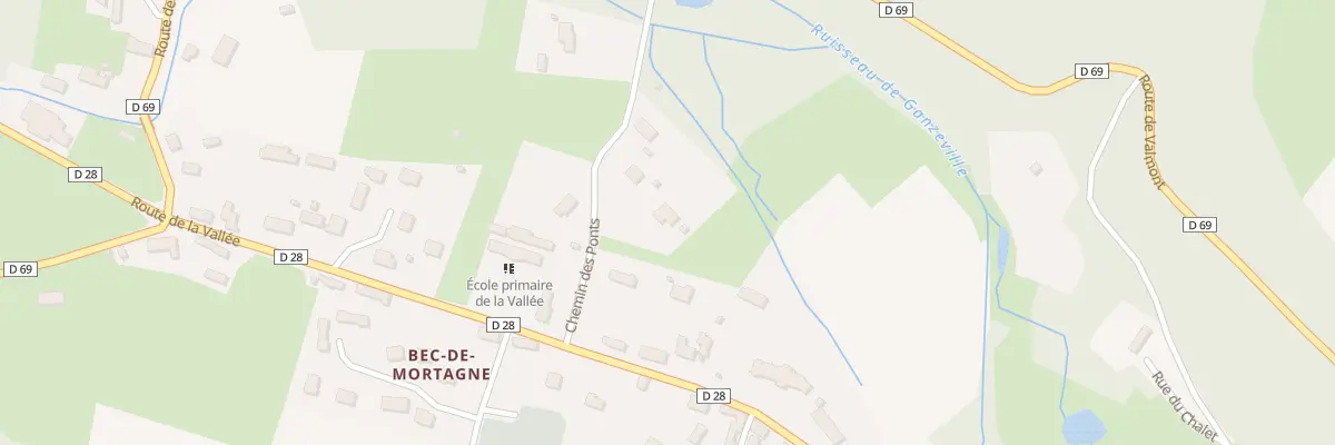 Plan du 5 Che des Ponts à Bec-de-Mortagne