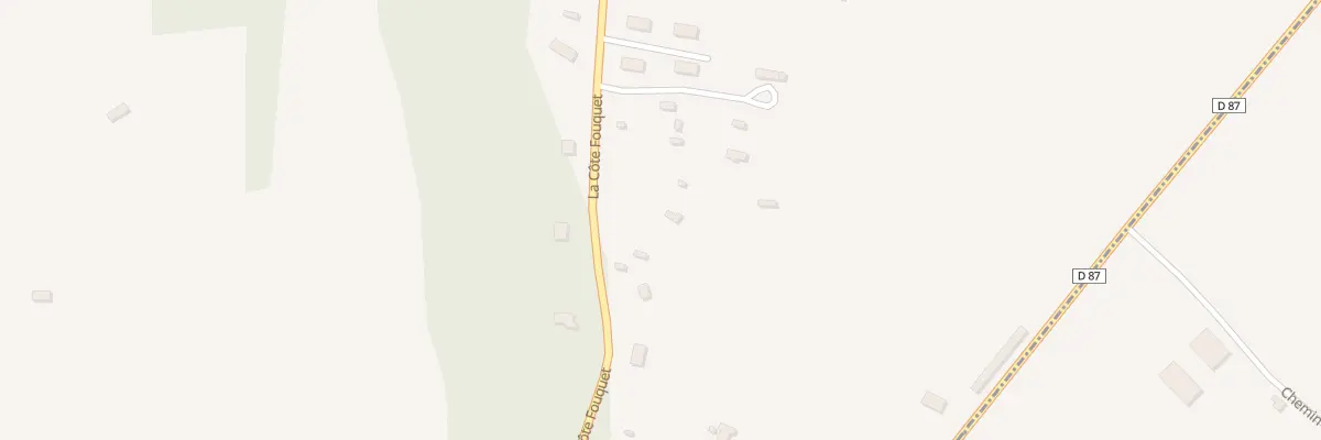 Plan du 717 Cote Fouquer à Triqueville