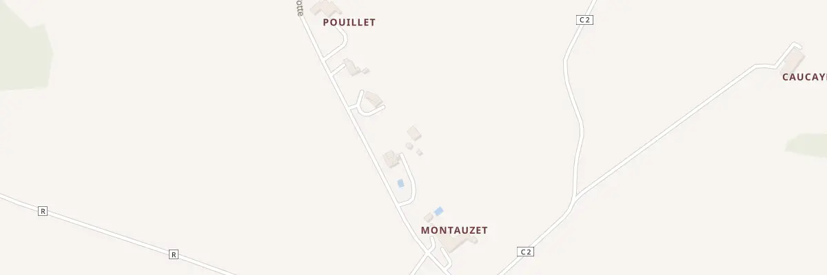 Plan du 41 Montauzet à Saumont