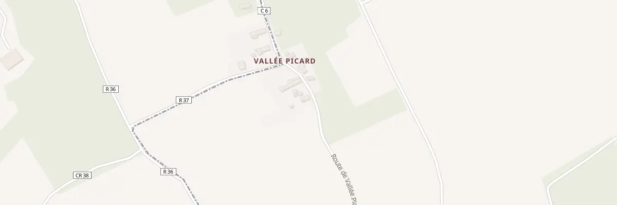 Plan du 55 Vallee Picard à Vallères
