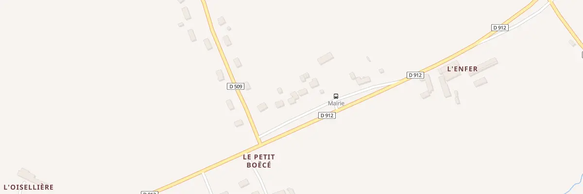 Plan du 8 Rue des Erables à Boëcé