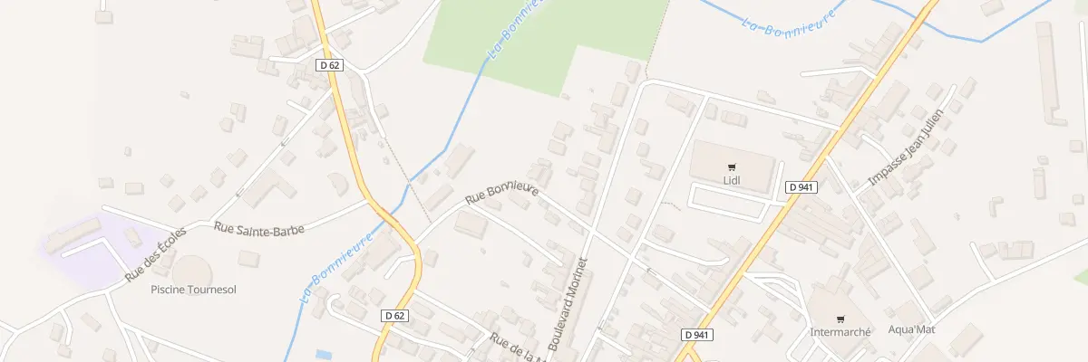 Plan du 8 Rue de la Bonnieure à Chasseneuil-sur-Bonnieure