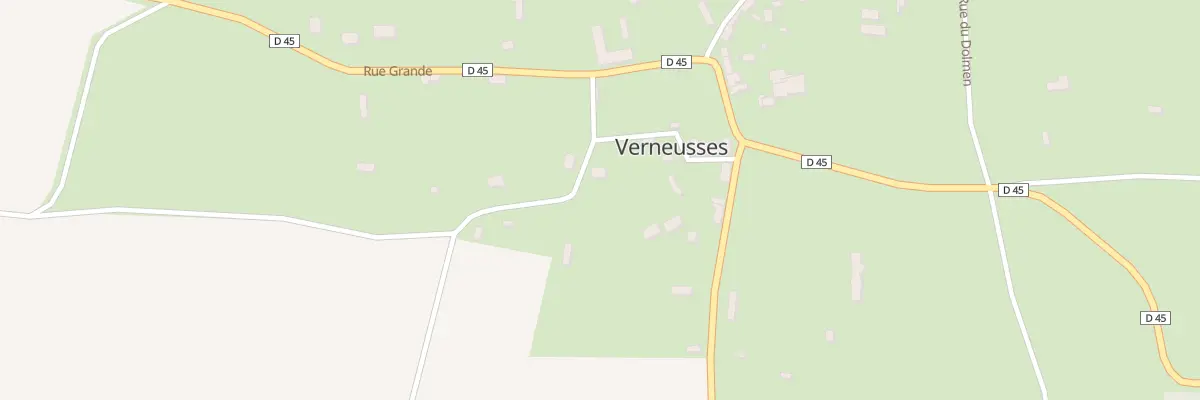 Plan du 98 Rue de l’Eglise à Verneusses