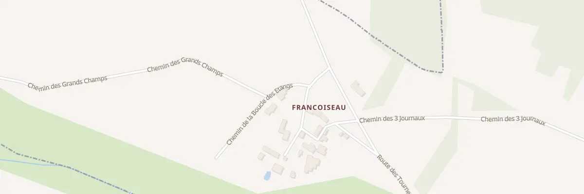 Plan du 22 Francoiseau à Chapdeuil