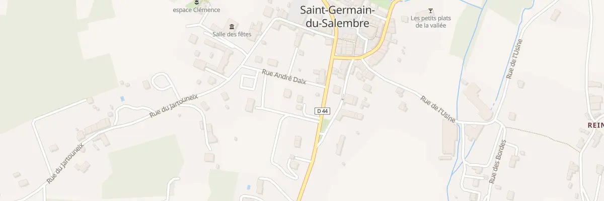 Plan du 6 Rte de la Gare à Saint-Germain-du-Salembre