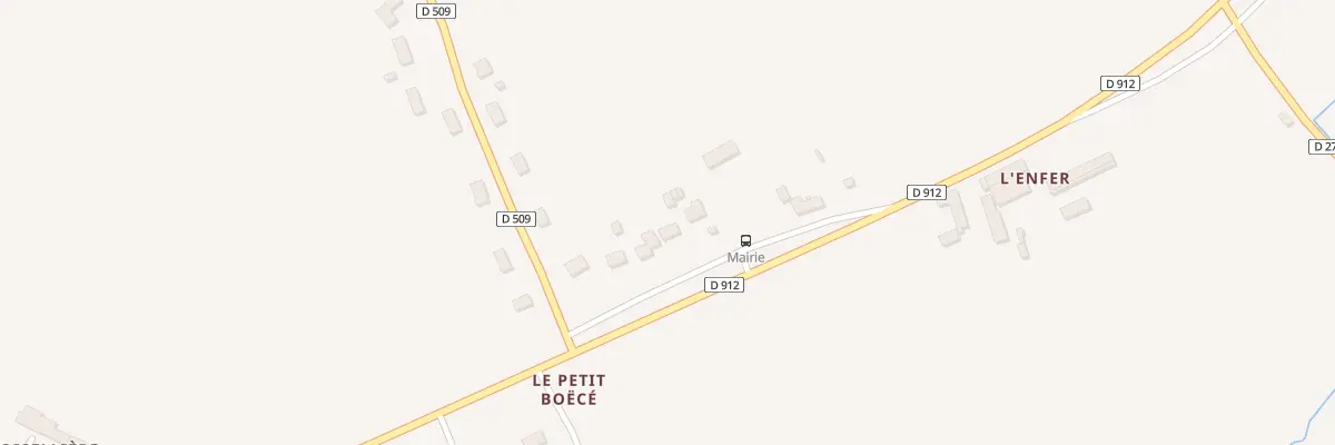 Plan du 6 Rue des Erables à Boëcé