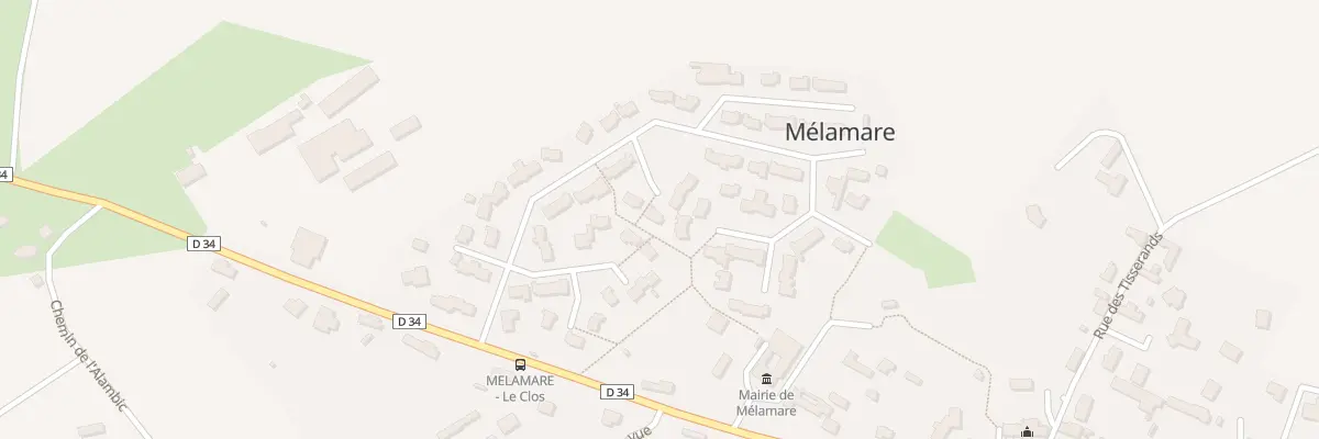 Plan du 55 Lot Le Clos à Mélamare
