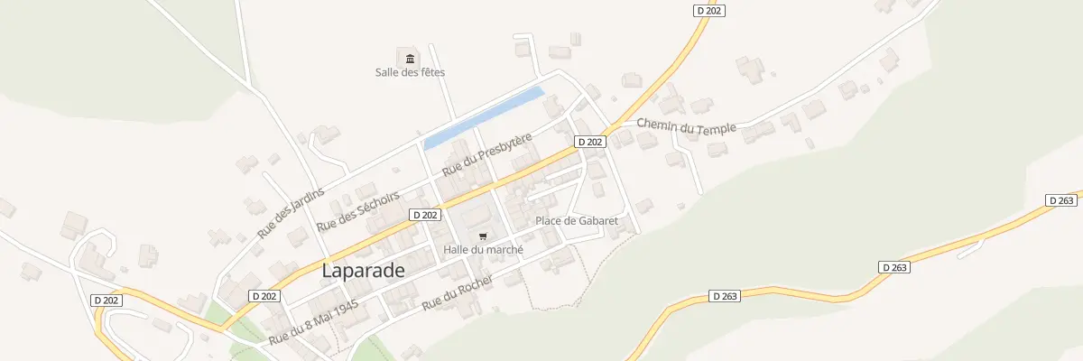 Plan du 38 Rue de Monclar à Laparade