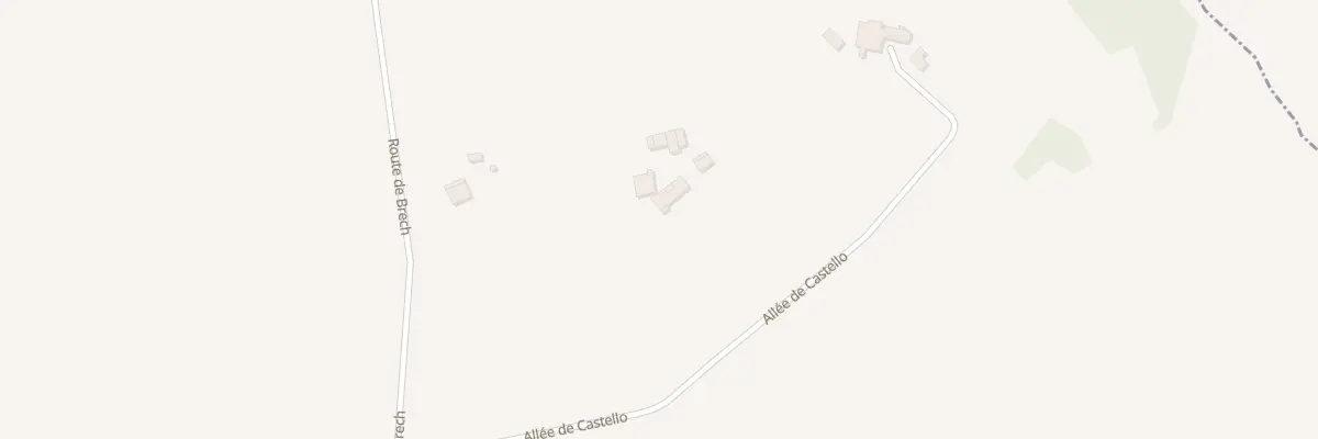 Plan du 702 Rte de Brech à Coulx