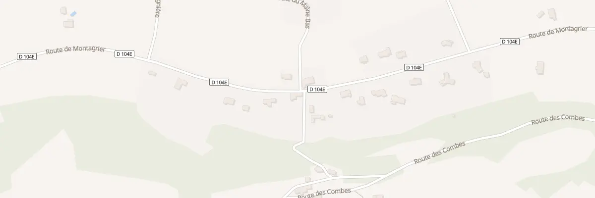 Plan du 1 Che des Combes à Saint-Victor