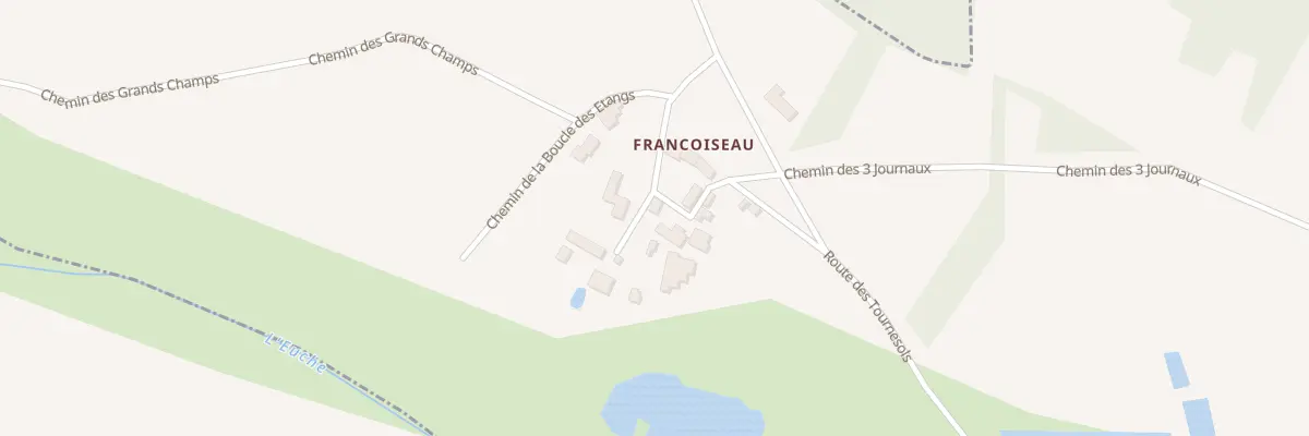 Plan du 24A Francoiseau à Chapdeuil