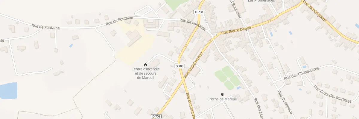 Plan du 13 Rue de Vassal à Mareuil en Périgord