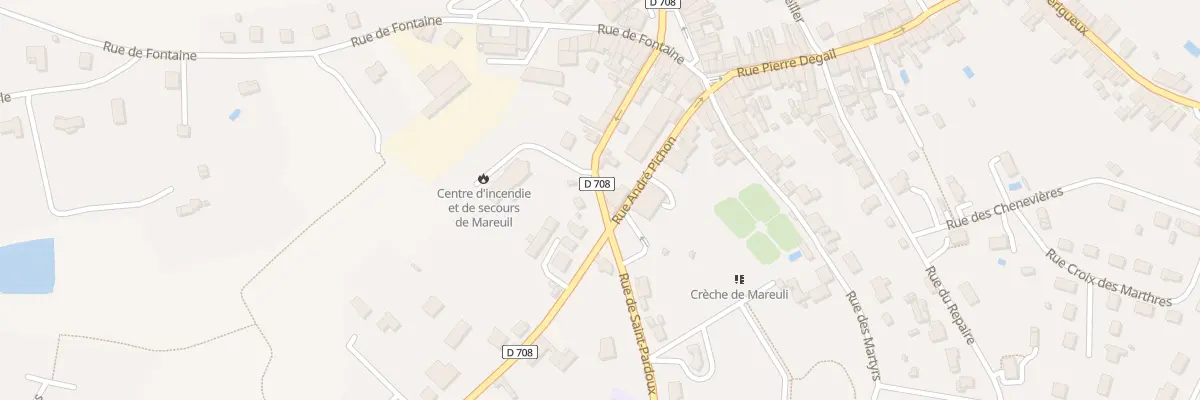 Plan du 14 Rue André Pichon à Mareuil en Périgord