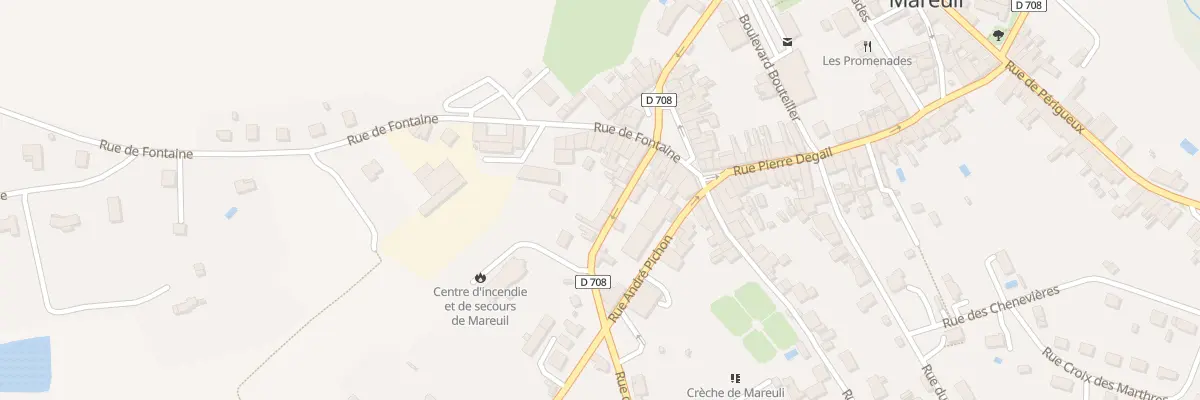 Plan du 10 Rue de Vassal à Mareuil en Périgord