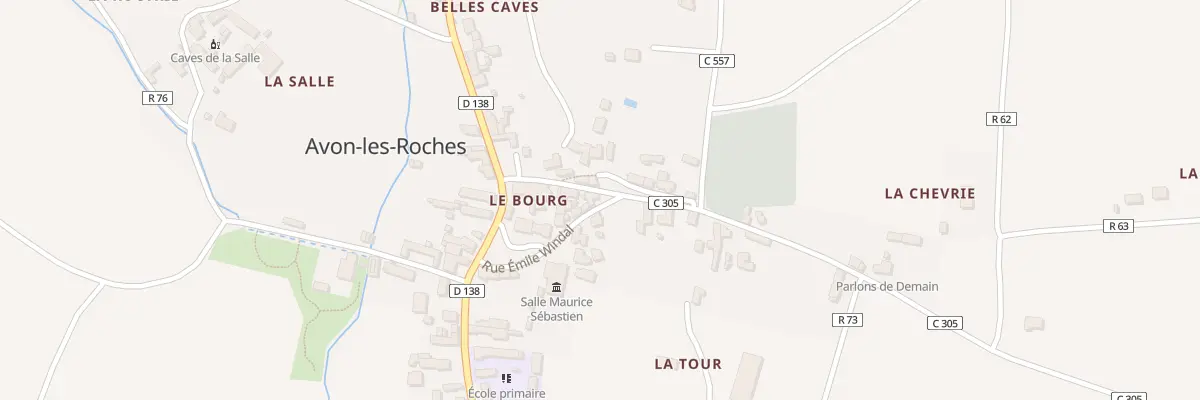 Plan du 3 Rue E Windal à Avon-les-Roches