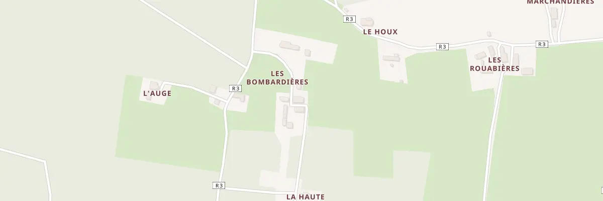 Plan du 5019 Les Bombardieres à Val-de-la-Hune